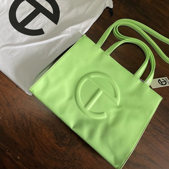 Medium Double Mint Telfar Bag - Picture 3 of 6